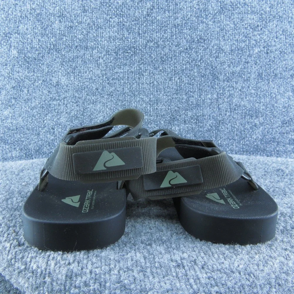 Ozark Trail  Men Sport Sandals Black Synthetic‎ Hook & Loop Size 11 Medium